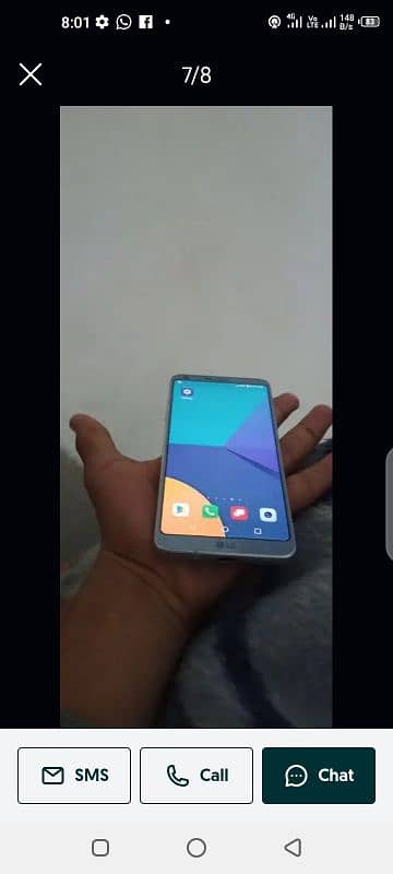 LG G6 panel just like new bilkol OK halat ma 2