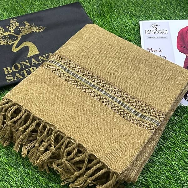 *Bonanza Satrangi* *(Men's Velvet Shawl)* 6