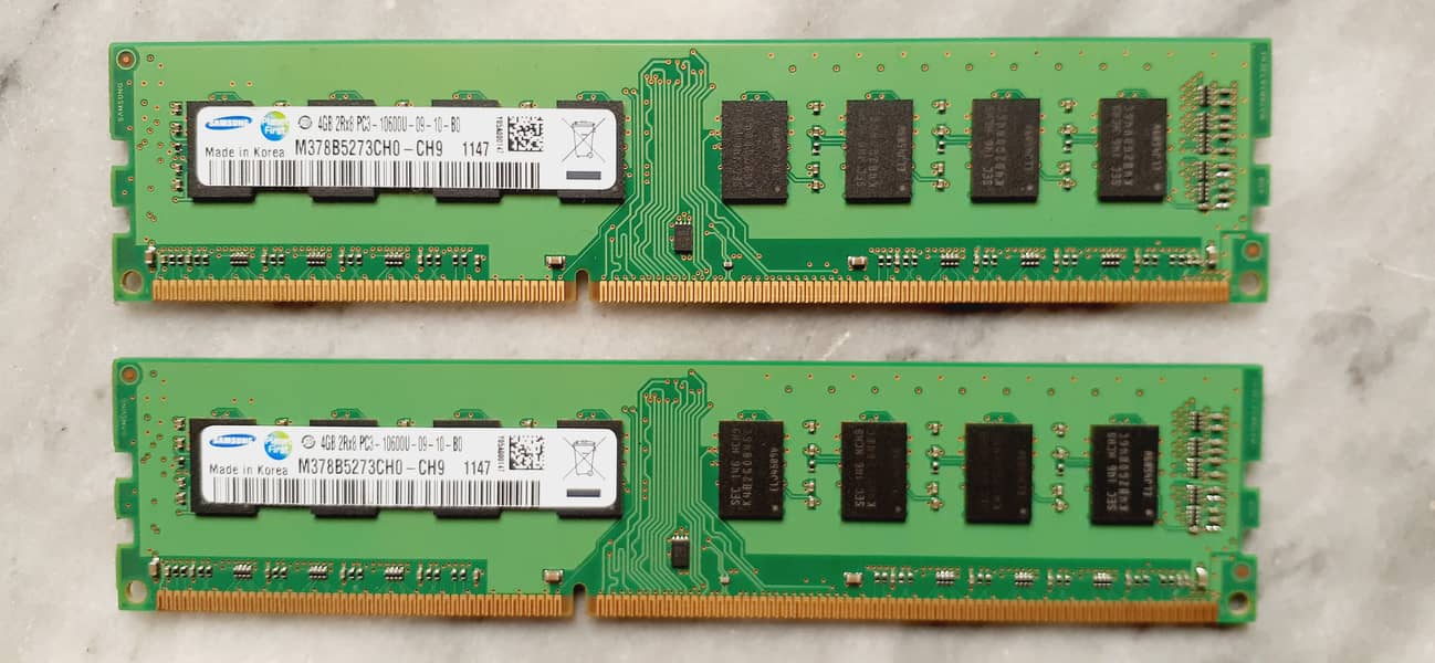 Big Offer - Samsung RAM 2×4 ( 8GB) DDR3 0