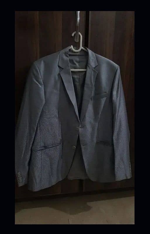 Boss Brand silver shiny pent coat 0