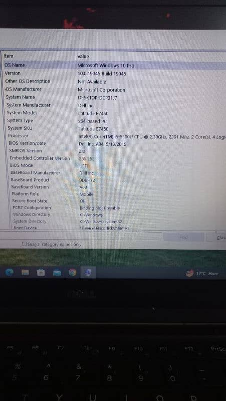 dell LATITUDE E7450 I5, 5 GENERATION 256 SSD imstalled 3