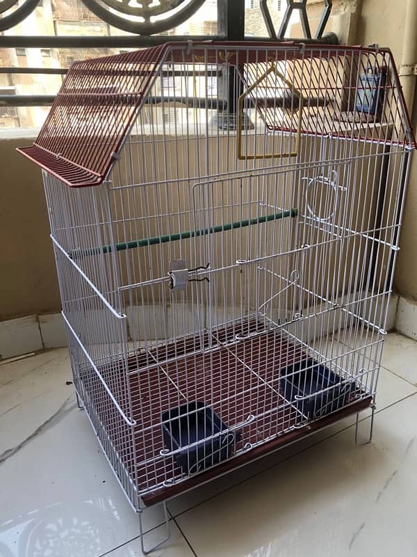 folding cage new condition 10/10 for birds 0