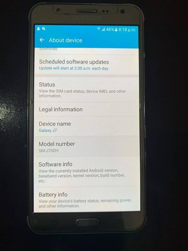 samsung j7 Good condition working perfectly 3