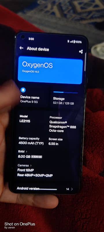 oneplus 9 5g pta approved 0