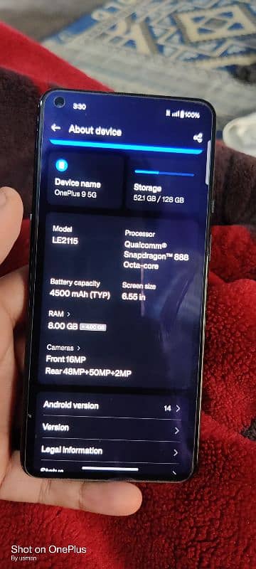 oneplus 9 5g pta approved 3