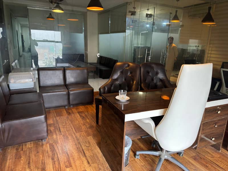 100 Plus Person Seats Fully Furnished Office Available For Rent At Main Boulevard Gulberg 11