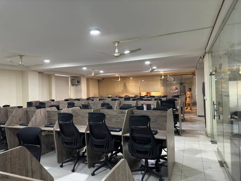 100 Plus Person Seats Fully Furnished Office Available For Rent At Main Boulevard Gulberg 13