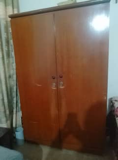 wooden wardrobe