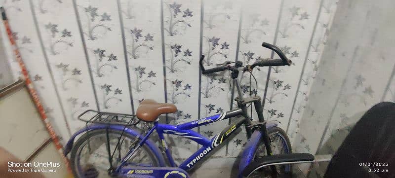 Typhoon bicycle blue colour 2