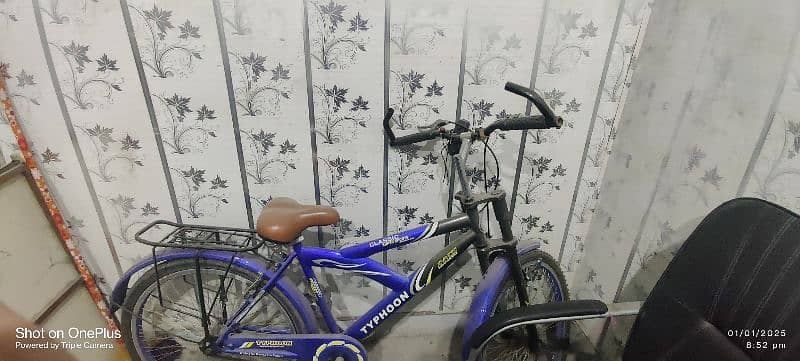 Typhoon bicycle blue colour 3