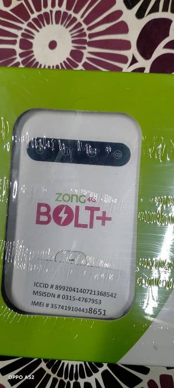 zong bolt plus latest version unlimited stock 0307=1700003 5