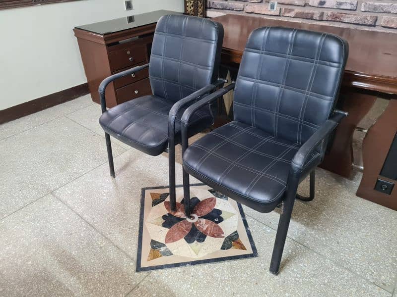 Office Executive table chairs for Boss School college principal . 2