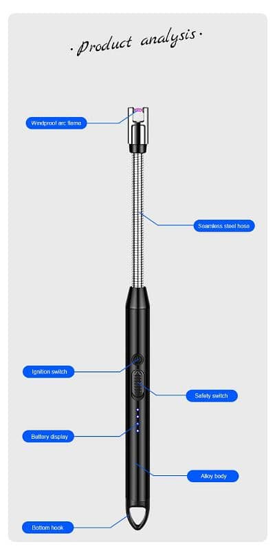 Electric Rechargeable Arc Plasma Lighter 14