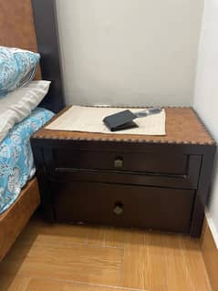 King Size Bed with Two side tables