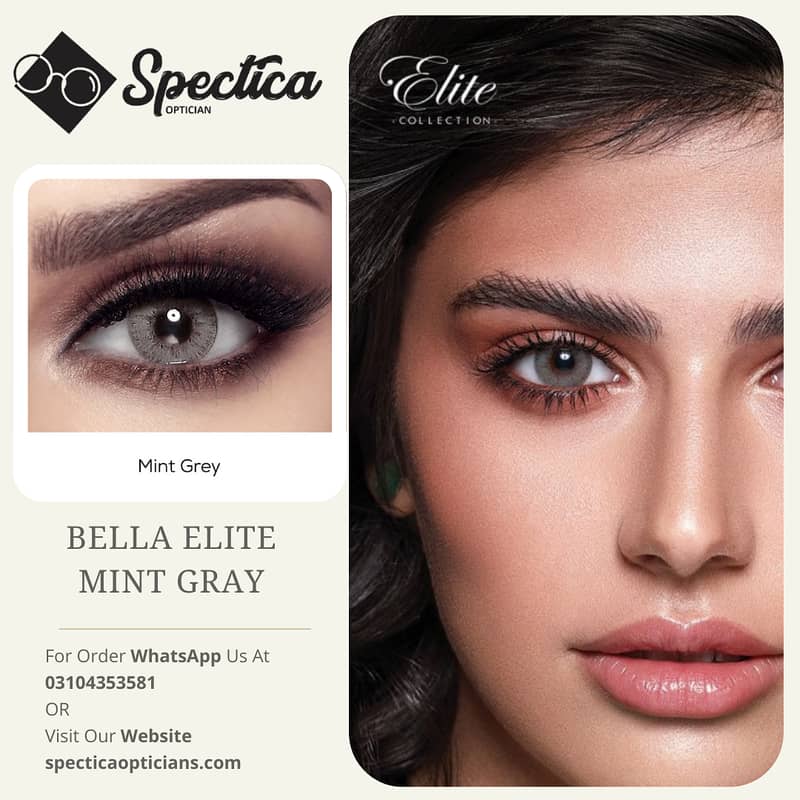 COLOUR CONTACT LENSES (BELLA ELITE COLLECTION) 1