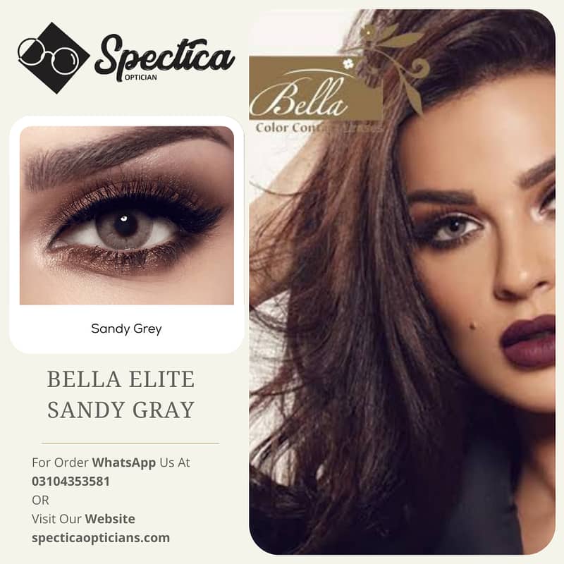 COLOUR CONTACT LENSES (BELLA ELITE COLLECTION) 3