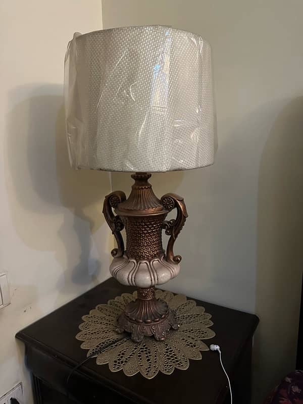 bedroom side table lamps … in brand new condion 1