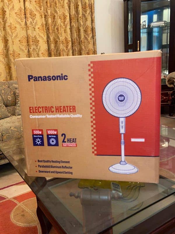 Panasonic electric heater 17inch Energy efficient no burning problem 3