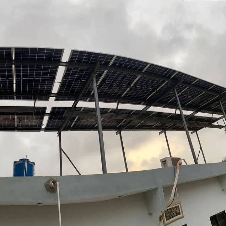 10kw elevated structure with growatt inverter 1