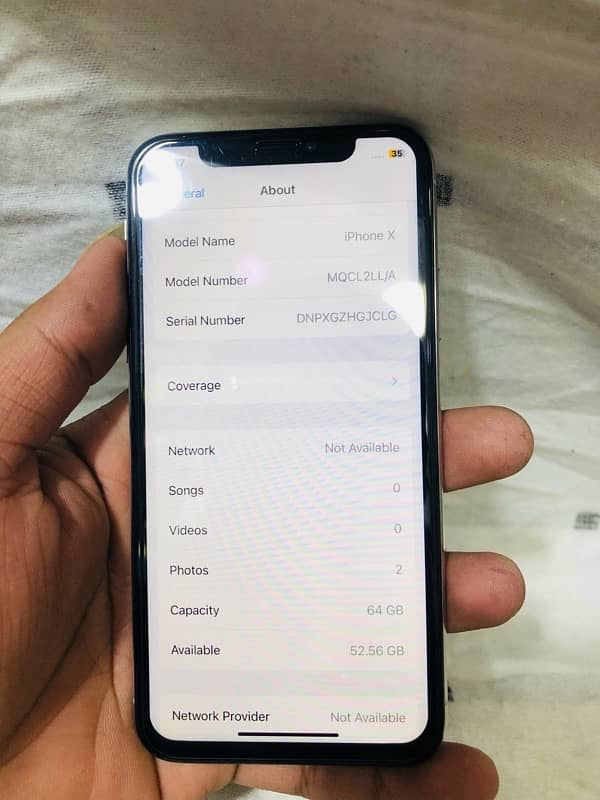 IPHONE X NON PTA 64GB 8