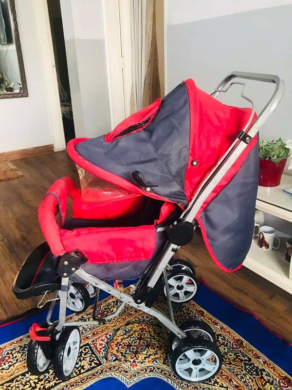 Heavy imported pram for kids with smooth and strong ride 9