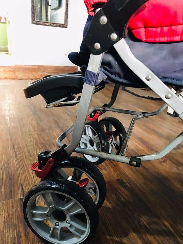 Heavy imported pram for kids with smooth and strong ride 12