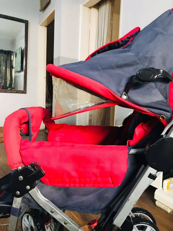 Heavy imported pram for kids with smooth and strong ride 13