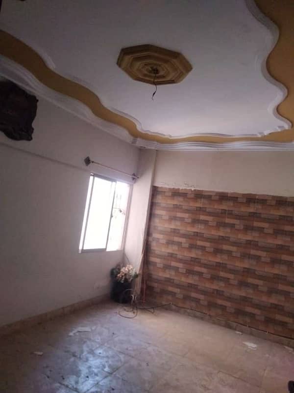 FLAT FOR RENT NOMAN GRAND CITY GULISTAN E JAUHAR BLOCK 17 KARACHI CONTACT 0331,8381586. 4