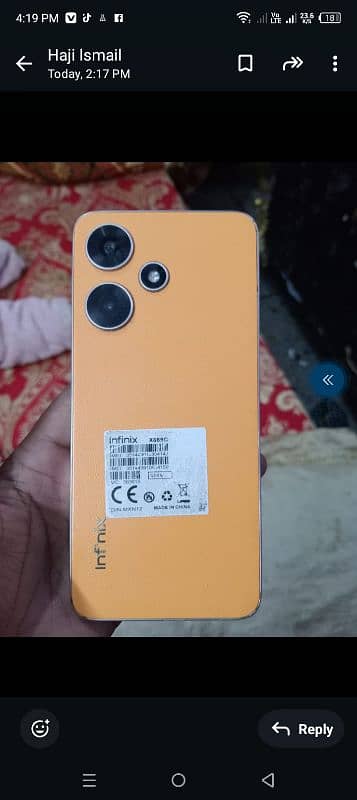 Infinix Hot 30i with warranty card 03256438024 0