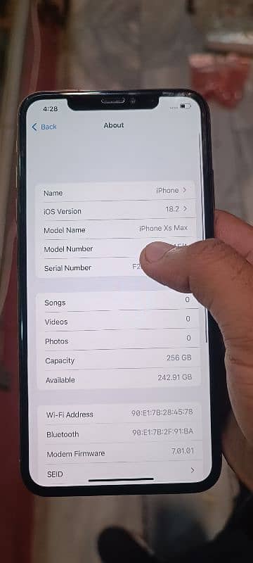 I phone xsmax 256gb factory unlocked nonpta 9