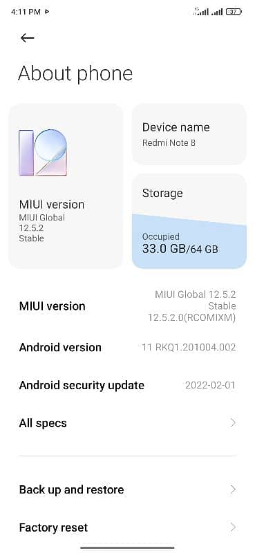 Xiaomi redmi note 8 2