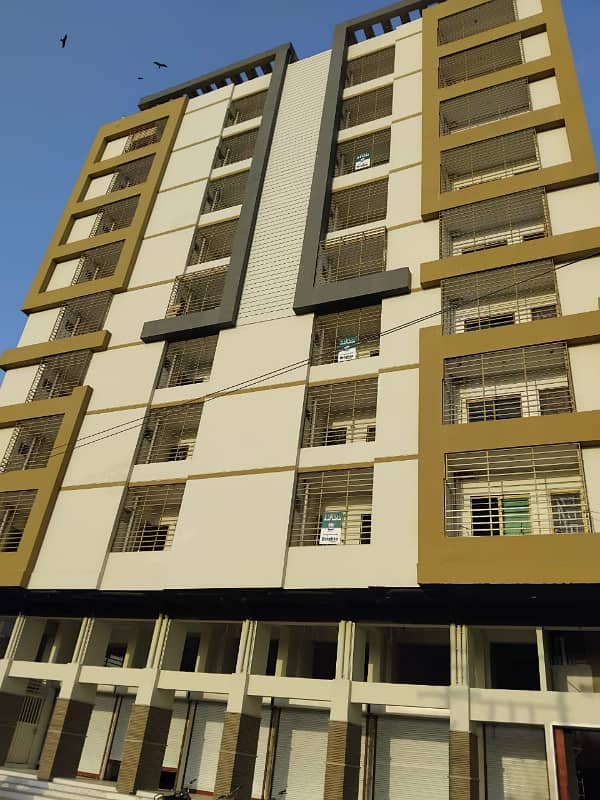 2 Bd Dd Flat for Rent in Brand new Apartment of Sanabil Heights Gulistan E Jahour Block 7 2