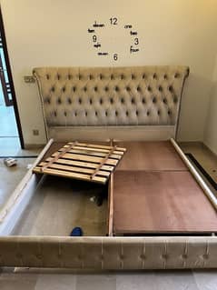 Bed with a Centre Table for Sale