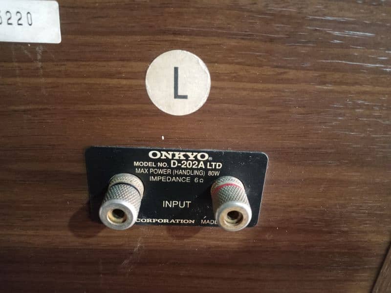 Onkyo d_202A LTD. like bose Klipsch kef Yamaha 6