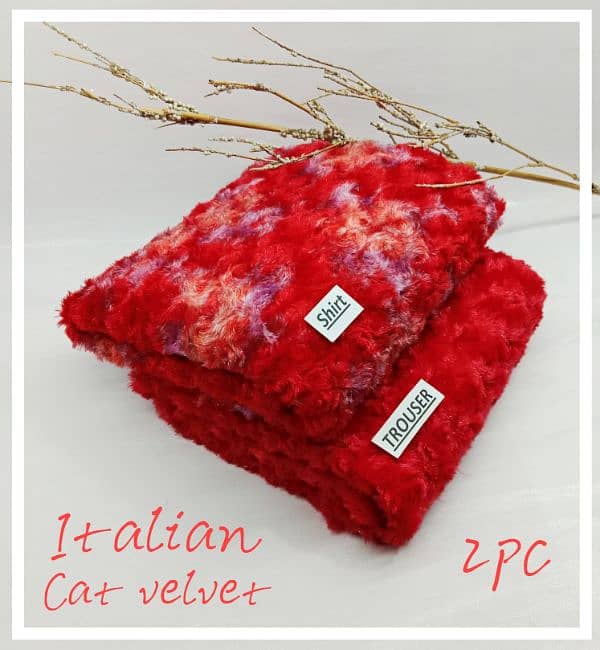 Italian Cat Velvet 2pc 1