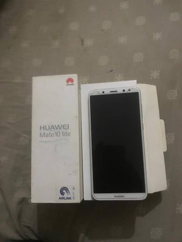 Huawei mate 10 lite for sell 4/64 gb 8/6 months used. 2