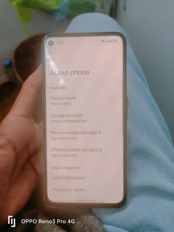 pixel 4a 5g 128gb pta back ruff 2