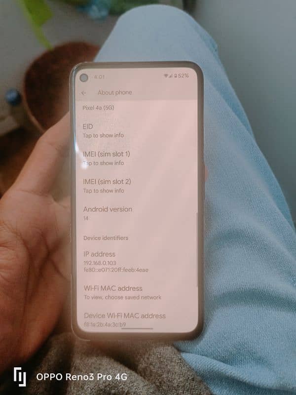 pixel 4a 5g 128gb pta back ruff 3