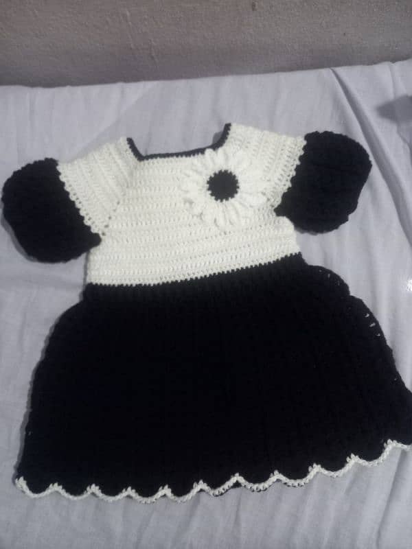 baby girl crochet frock 1