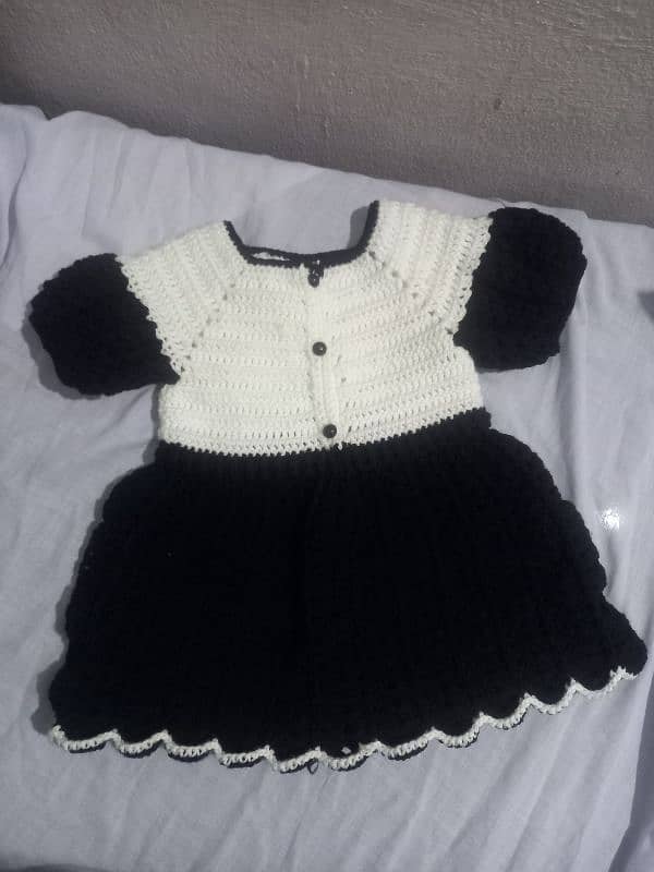 baby girl crochet frock 2