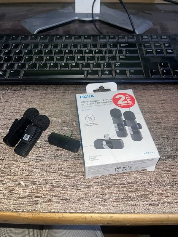 Boya by-v20 wireless mic new for sale 2