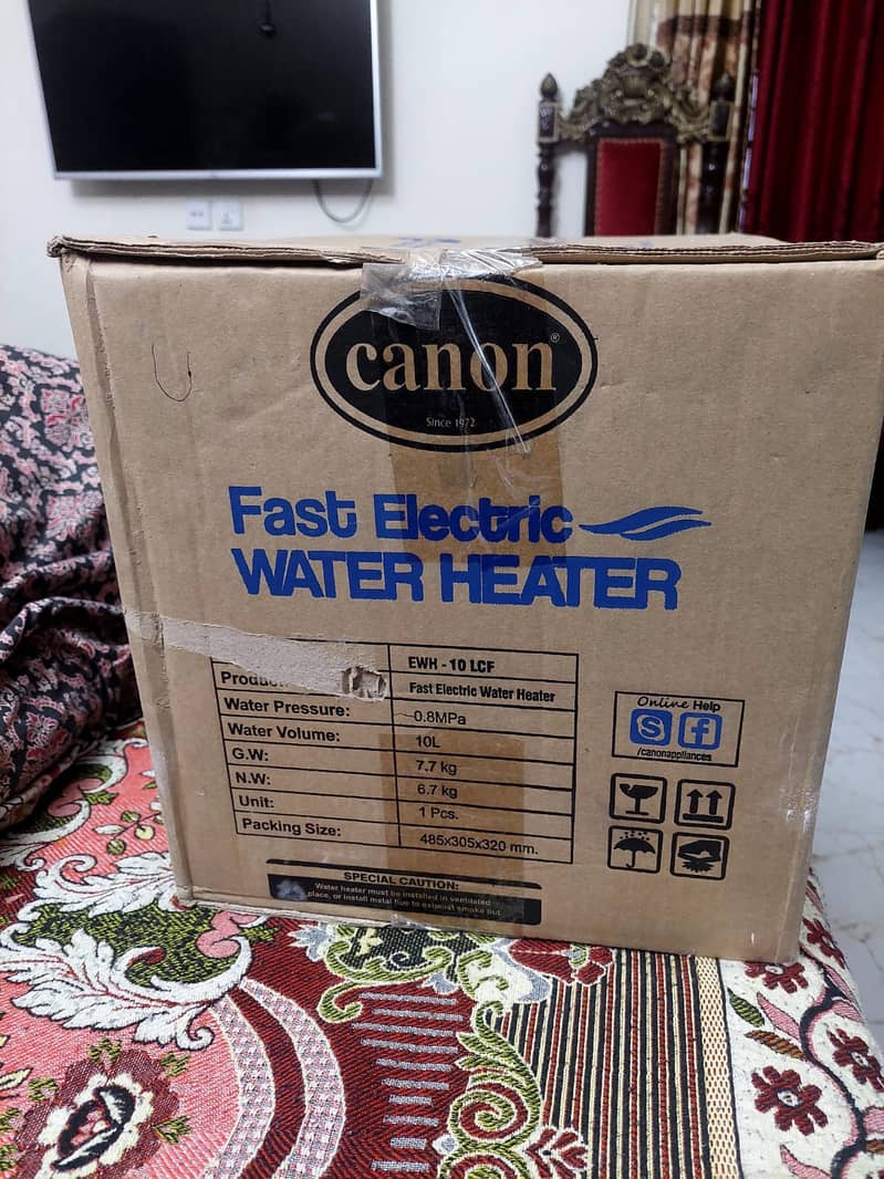 Canon brand new instant geyser 1