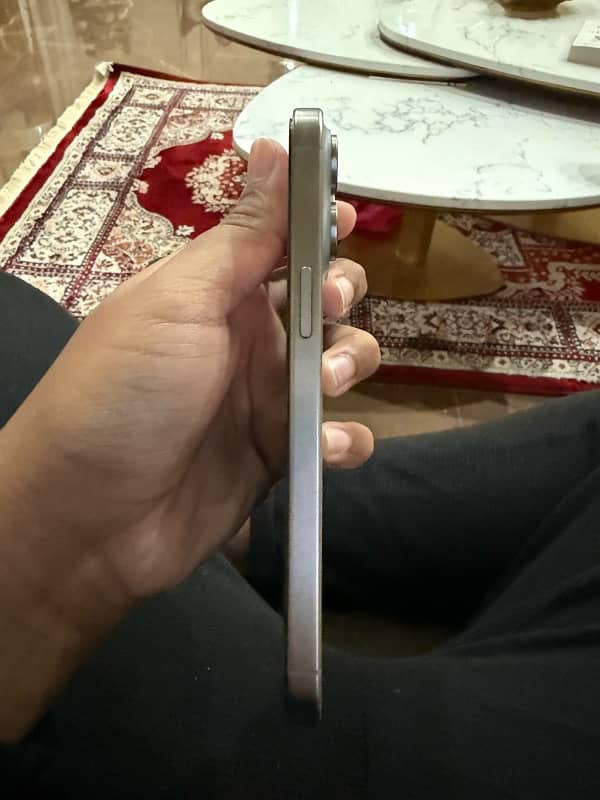 iphone 15 pro max pta approved only back broken and battery 3