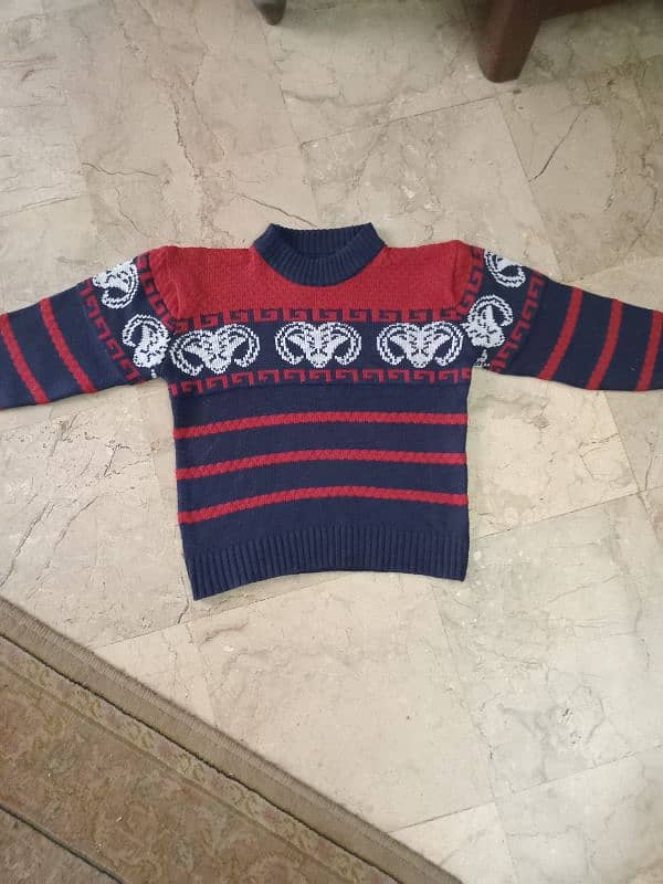 Kids Sweater fully Hand made heavy weight. 1