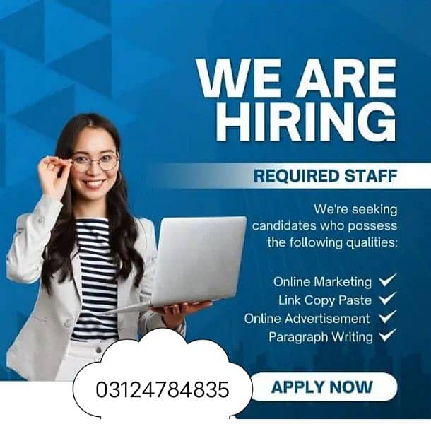 online jobs/full time/part time/simple typing jobs for boys and girls 0