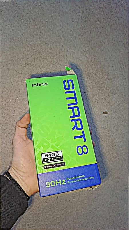 infinix smart 8 with box 5