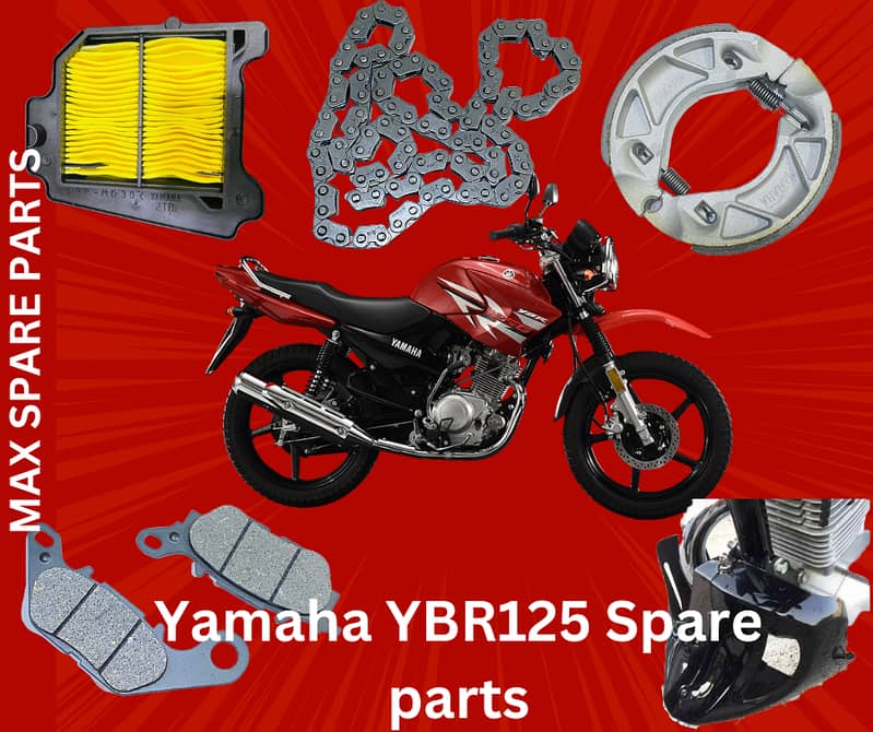 Yamaha Ybr125 Cheap Spare Parts (genuine and china) 0