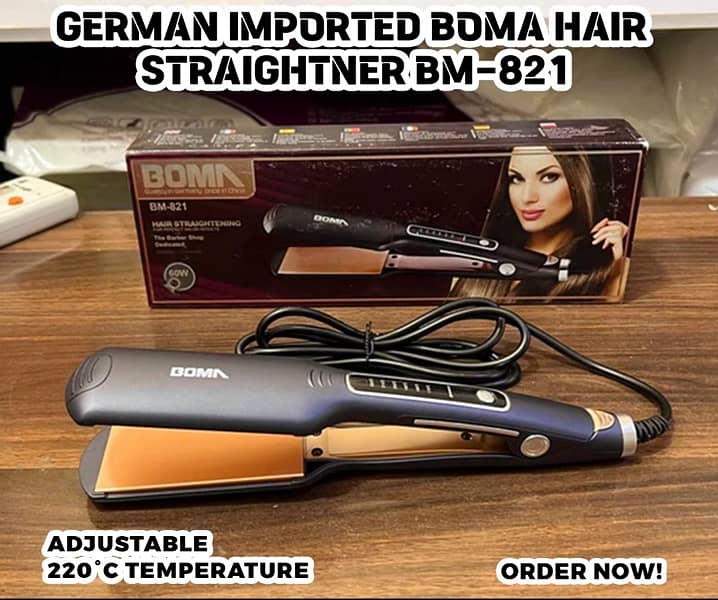 German Lot Imported Boma Hair Straightner BM-821 0