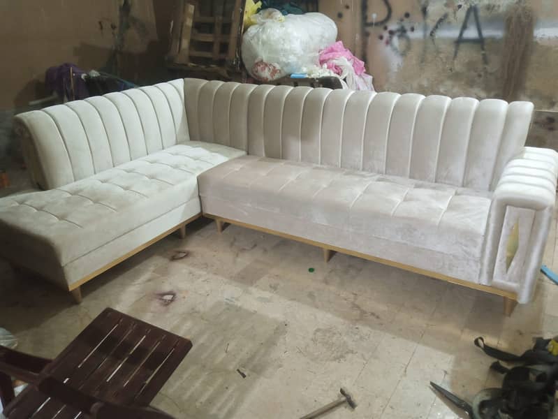 sofa set / 7 seater sofa set / L shape sofa set / wooden sofa set / 10