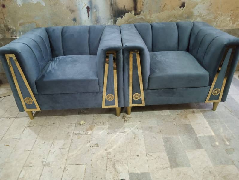 sofa set / 7 seater sofa set / L shape sofa set / wooden sofa set / 16